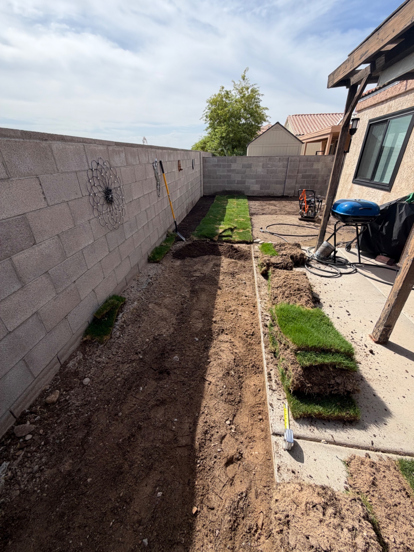 Lawn care work