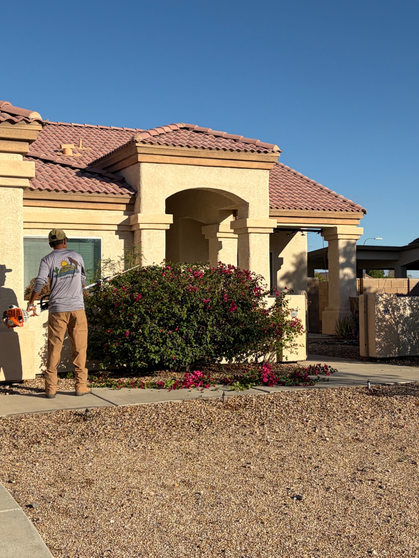 Lawn care work